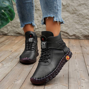 Bottines d'hiver chaudes et antidérapantes pour femmes couleur Noir