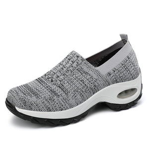 chaussures en tissu respirantes extensibles pour femmes