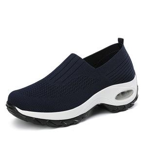 chaussures en tissu respirantes extensibles pour femmes