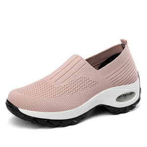 chaussures en tissu respirantes extensibles pour femmes