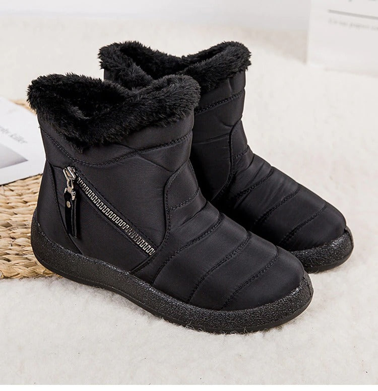 Bottines de neige imperméables et chaudes pour femmes