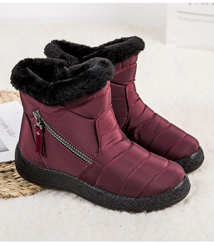 Bottines de neige imperméables et chaudes pour femmes