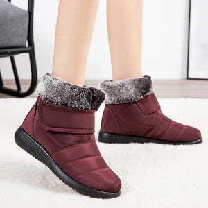 Bottines en coton doux et chaud pour femmes