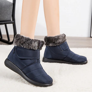 Bottines en coton doux et chaud pour femmes